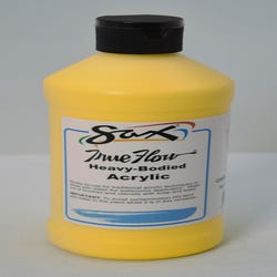 Sax Heavy Body Acrylic Paint, 1 Pint, Chrome Yellow Item Number 1572464