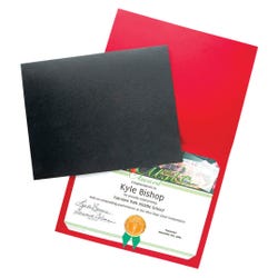 Achieve It! Blank Award Covers, Linen, Black, Pack of 25, Item Number 2105100