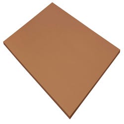 Prang Medium Weight Construction Paper, 18 x 24 Inches, Brown, 50 Sheets Item Number 1506546