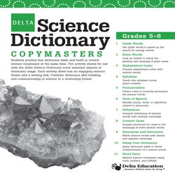 Image for Delta Science Dictionary Copy Master Booklet, Grades 5-8 from School Specialty