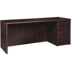 Image for Lorell Prominence Laminate Credenza, Right Pedestal, 72 x 24 x 29 Inches, Espresso from School Specialty