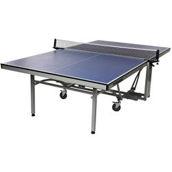 FlagHouse Premier II Table Tennis Table, 9 x 5 Feet x 30 Inches, Blue Item Number 2120083