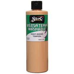 Sax Versatemp Washable Heavy-Bodied Tempera Paint, 1 Pint, Peach Item Number 1592664