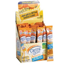 Image for Crystal Light On-The-Go Classic Orange Mix Sticks, Pack of 30 from School Specialty