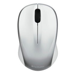 Verbatim Silent Wireless Blue LED Mouse, Silver 2136010