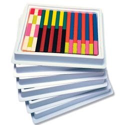 Image for Learning Resources Cuisenaire Multi-Pack Connecting Rods, 444 Rods in Trays from School Specialty