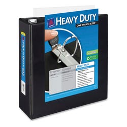 Image for Avery DuraHinge Heavy Duty View Binder, 4 Inch, EZD Ring, Black from School Specialty