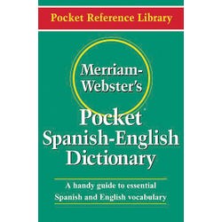 Image for Merriam-Webster Spanish - English Paperback Pocket Dictionary, 400 Pages from School Specialty