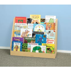 Image for Childcraft Book Stand and Magnetic Dry-Erase Panel, 5 Shelves, 36 x 12-3/4 x 29 Inches from School Specialty