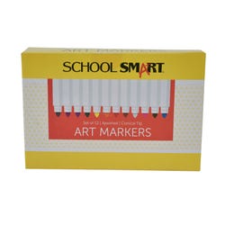 Image for School Smart Art Markers, Conical Tip, Assorted Colors, Pack of 12 from School Specialty
