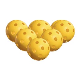 Image for ONIX Indoor Pickleballs, Yellow, Pack of 6 from School Specialty