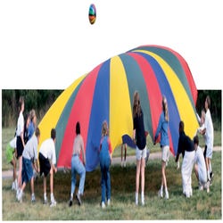 Image for Sportime GripStarChute Parachute with 40 Handles, 45 Feet, Multiple Colors from School Specialty