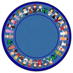 Image for Childcraft The World is in Our Hands Carpet, Round from School Specialty