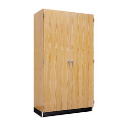 Image for Diversified Spaces Storage Cabinet with Doors, 48 x 22 x 84 Inches, Oak from School Specialty
