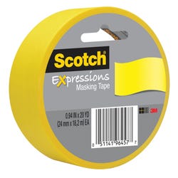 Image for Scotch Expressions Masking Tape, 0.94 Inch x 20 Yards, Yellow from School Specialty