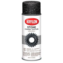 Image for Krylon Make it Stone Spray Paint, 12 oz Aerosol Can, Obsidian from School Specialty