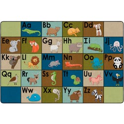 Image for Childcraft Alphabet Friends Carpet, Rectangle from School Specialty