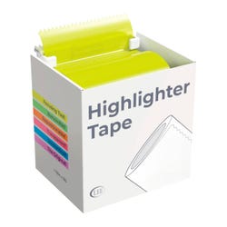 Image for Lee Removable Wide Highlighter Tape, 1-7/8 X 393 inches, Yellow, Pack of 2 from School Specialty