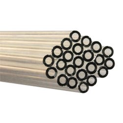 Image for Ginsberg Scientific Flint Glass Tubing, 4 mm ID x 6 mm OD x 24 in L, 1 Pounds, Flint Glass, Pack of 17 from School Specialty