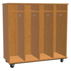 Image for Classroom Select Expanse Series Mobile Locker Cubbies with Top Shelves, 2 Hooks per Cubby from School Specialty