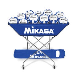 Image for Mikasa Collapsible Hammock Ball Cart with Carry Bag, Royal Blue from School Specialty