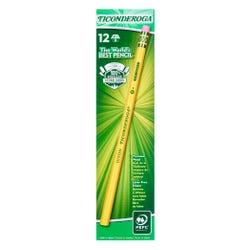 Image for Ticonderoga Original Pencils, No 2 Soft Tip, Yellow, Pack of 12 from School Specialty
