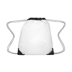 Image for Drawstring Sports Backpack, Clear from School Specialty