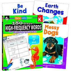 Teacher Created Materials Learn-at-Home High-Frequency Words Bundle, Grade K, Set of 4 Item Number 2092213