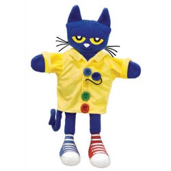 Image for MerryMakers Pete the Cat and His Four Groovy Buttons Puppet, 14-1/2 Inches from School Specialty