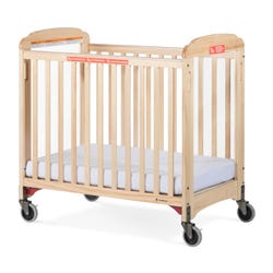 Image for Foundations First Responder Fixed Side Clearview Evacuation Crib, 39-1/4 x 26-1/4 x 40 Inches, Natural from School Specialty