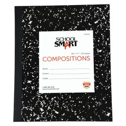 Image for School Smart Flexible Cover Ruled Composition Book, 8-1/2 x 7 Inches, 40 Pages from School Specialty