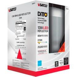 Image for Satco 13 Watt BR40 LED 2700K Bulb from School Specialty