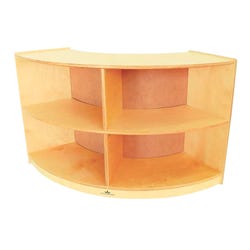 Image for Whitney Brothers Curved Storage - Back In Curve, 41 x 11-3/4 x 24 Inches from School Specialty