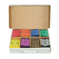 Image for Prang Large Crayon Master Pack, Assorted Colors, Set of 400 from School Specialty