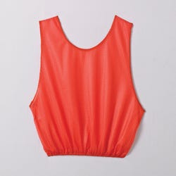 Image for Sportime Youth Mesh Scrimmage Vest, Orange from School Specialty