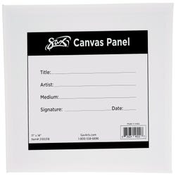 Image for Sax Genuine Canvas Panel, 11 x 14 Inches, White from School Specialty