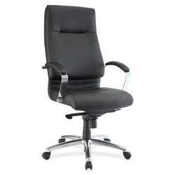Image for Classroom Select High-Back Executive Modern Style Task Chair, Chrome Base, Black from School Specialty