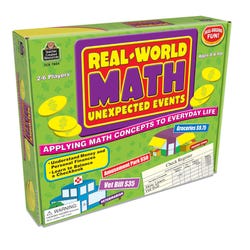 Image for Teacher Created Resources Real World Math Game, 2 - 6 Player, 8+ Years from School Specialty