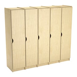 Image for Childcraft Modular Coat Lockers, 11-1/4 x 14-1/4 x 50 Inches, Set of 5 from School Specialty