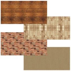 Image for Fadeless Designs Paper Roll, Rustic Assortment, 48 Inches x 12 Feet from School Specialty