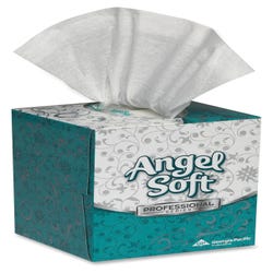 Image for Angel Soft Professional Series Cube Facial Tissue, 2-Ply, White, 96 Tissues Per Box, Pack of 36 Boxes from School Specialty
