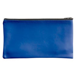 Image for C-Line Vinyl Bank Bag, 11 x 6 Inches, Blue from School Specialty