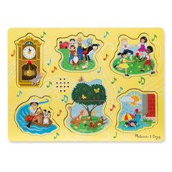 Image for Melissa & Doug Nursery Rhymes Puzzle, 6 Pieces with Sound from School Specialty
