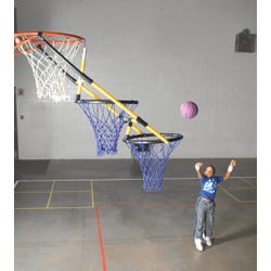 Image for Sportime Tierdrop Two-Hoop Basketball Goal Nets, 18 Inches from School Specialty