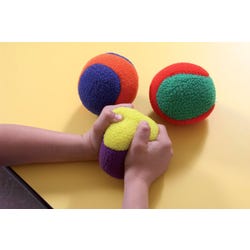 Image for Sportime FleeceLight Stuff Activity Ball Set, 3-3/4 Inches, Assorted Color, Set of 3 from School Specialty