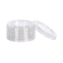 Crystalware Portion Cup Lids, 3.25 to 5 oz, Clear, Pack of 100, Item Number 2003907