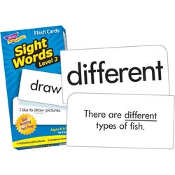 Image for Trend Enterprises Sight Words Level 3 Flash Cards, Set of 96 from School Specialty