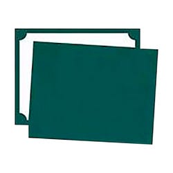 Achieve It! Blank Award Covers, Linen, Green, Pack of 25, Item Number 2105050