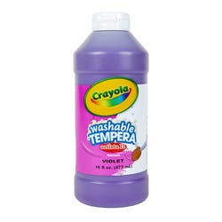 Image for Crayola Artista II Washable Tempera Paint, Violet, Pint from School Specialty