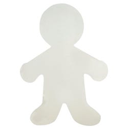 Image for Hygloss Corrugated Person Shape, Pack of 12 from School Specialty